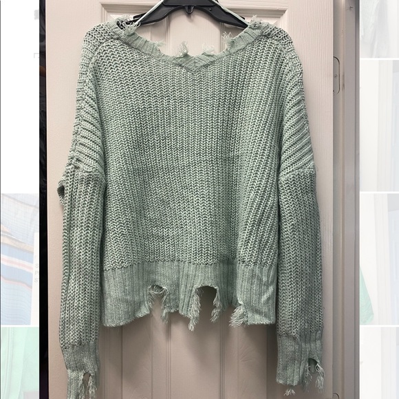 Distressed Sweater - Picture 2 of 2